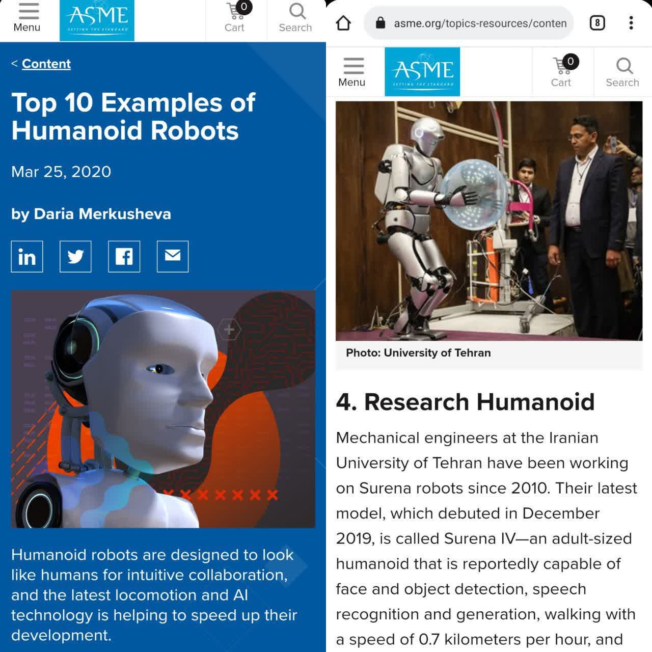 ایرانی انسان نما روبوٹ سورنا 4 