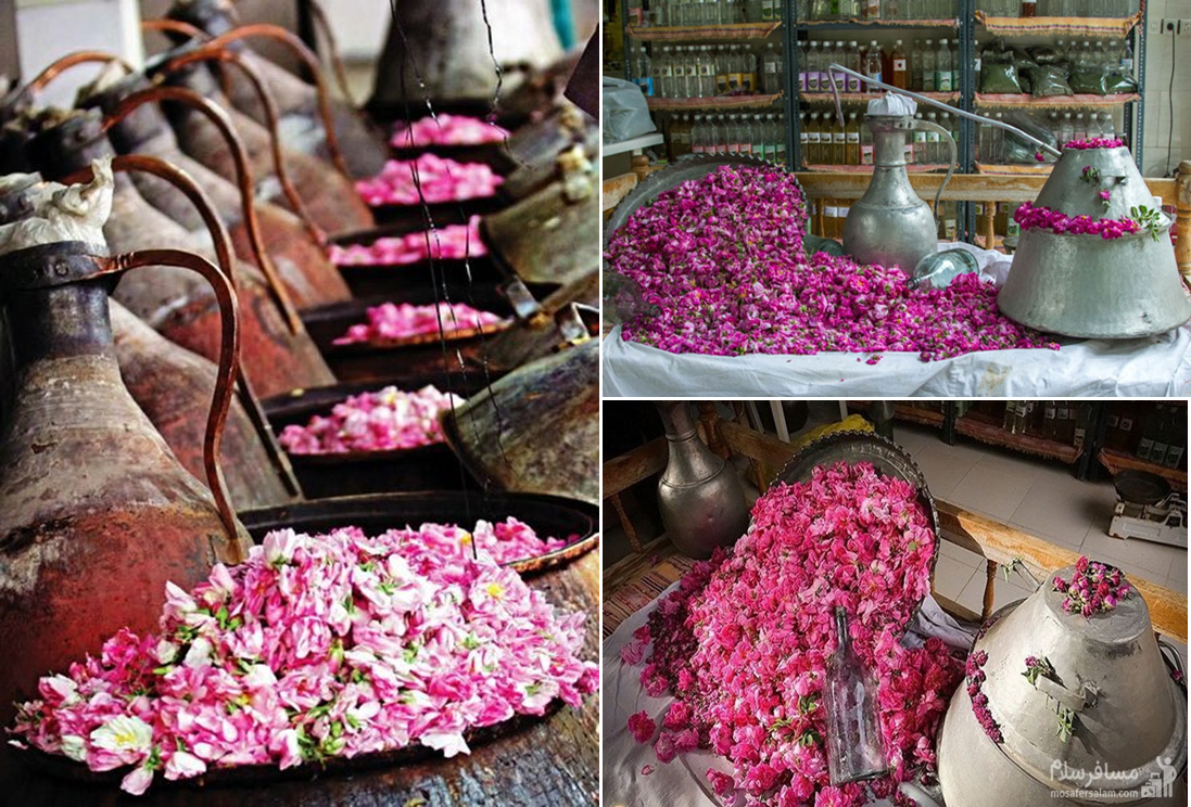 عرق گلاب نکالنے کی رسم
