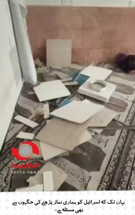 یہاں تک کہ اسرائیل کو ہماری نماز پڑھنے کی جگہوں سے بھی مسئلہ ہے۔