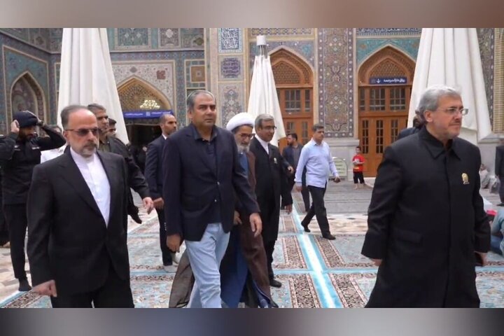 پاکستانی وزیرداخلہ کی مشہد آمد، زیارتی انتظامات میں تعاون بڑھانے پر اتفاق